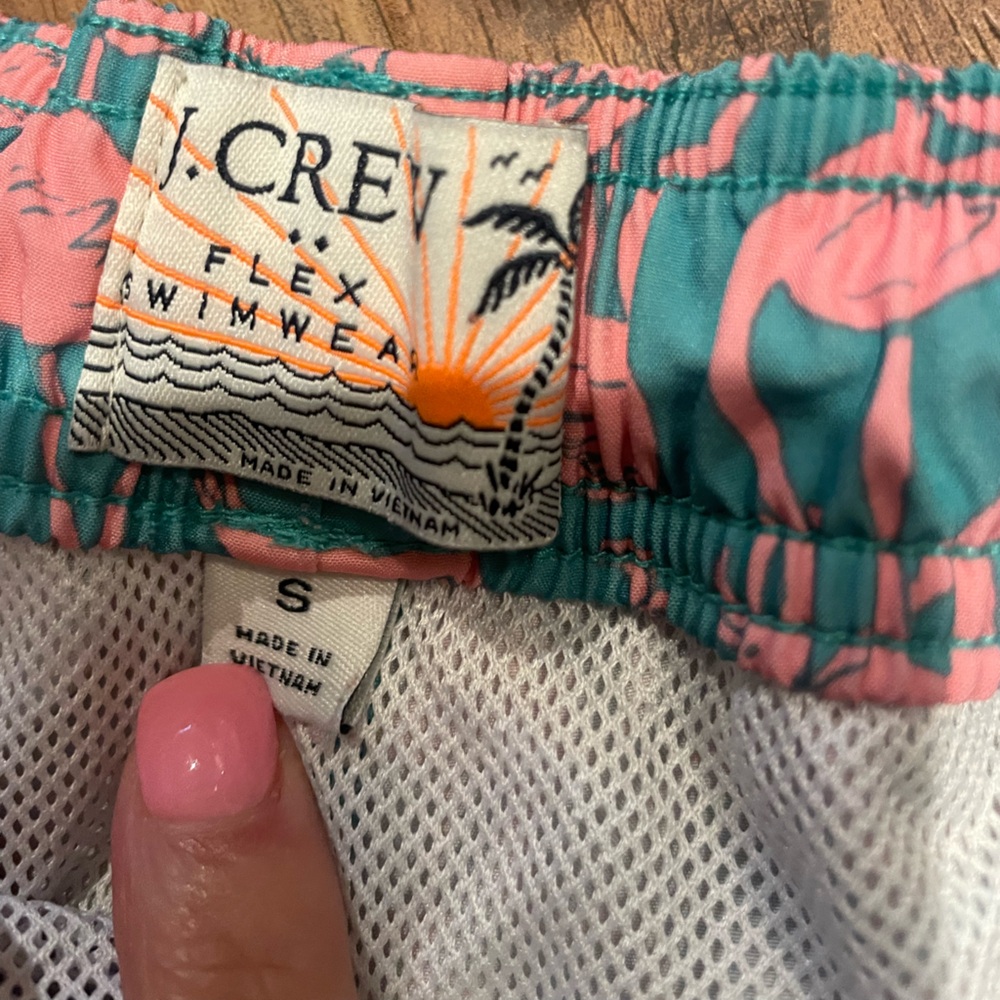 J Crew swim trunks